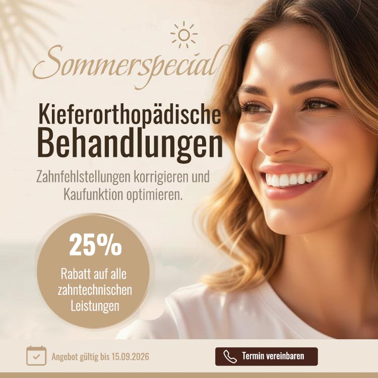 Kieferorthopädische Behandlungen
